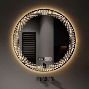 Smart LED Backlit Circular Touch Mirror